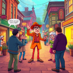 Whose Hello Is It Anyway? - Text-based game