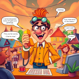 Whose Hello is it Anyway? - Text-based game