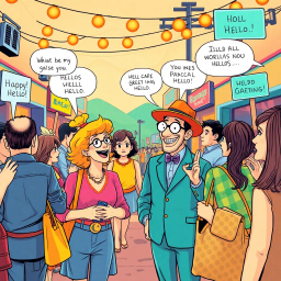 Whose Hello Is It Anyway? - Text-based game