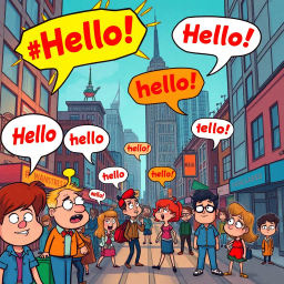 Whose Hello Is It Anyway? - Text-based game