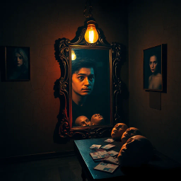 Whose Face Is It Anyway? - Text-based game