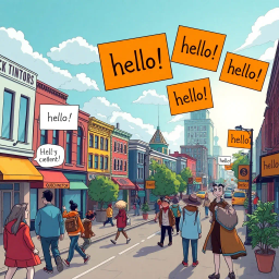 Hello, Whose Hello Is It Anyway? - Text-based game