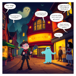 Whose Ghost Is It Anyway? - Text-based game