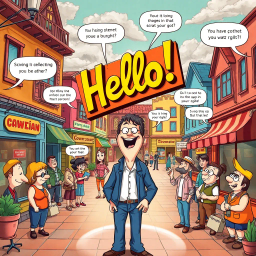 Whose Hello Is It Anyway? - Text-based game