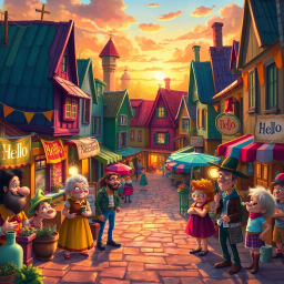 Whose Hello Is It Anyway? - Text-based game