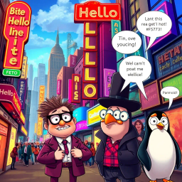 Whose Hello Is It Anyway? - Text-based game