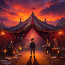 Kepler's Circus: Behind the Curtain - Text-based game