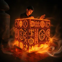 Spinning Glyphs