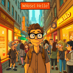 Whose Hello Is It Anyway? - Text-based game