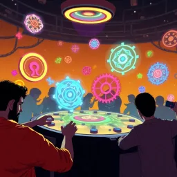 Spinning Glyphs