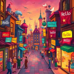 Whose Hello is it Anyway? - Text-based game