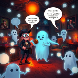 Whose Ghost is it Anyway? - Text-based game