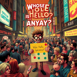 Whose Hello Is It Anyway? - Text-based game