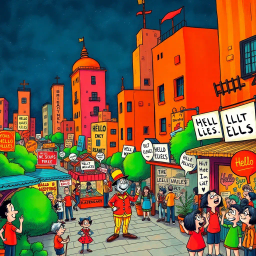 Whose Hello Is It Anyway? - Text-based game