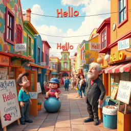 Whose Hello Is It Anyway? - Text-based game