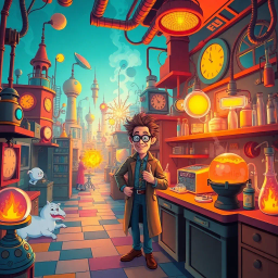 Whose Lab Is It Anyway? - Text-based game