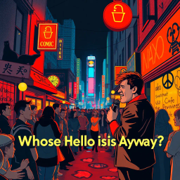Whose Hello Is It Anyway? - Text-based game
