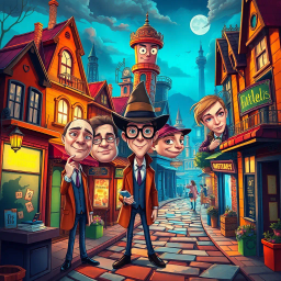 Whose Face Is It Anyway? - Text-based game