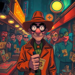 Whose Face Is It Anyway? - Text-based game