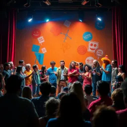 Curtain Call: The Improv Challenge - Text-based game