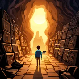 Spinning Glyphs Adventure - Text-based game