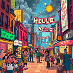 Whose Hello Is It Anyway? - Text-based game