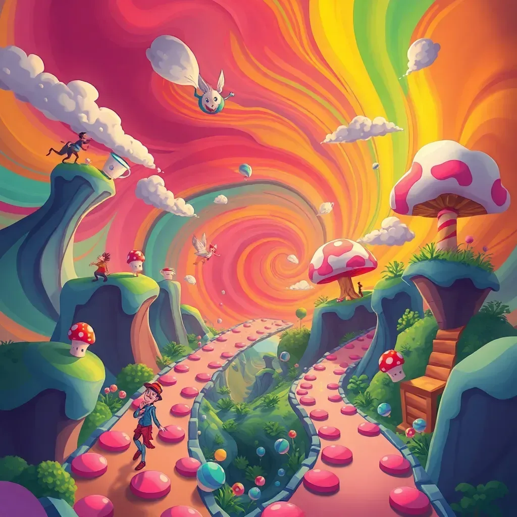 Whimsy Vortex: A Grin of Chaos