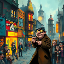 Whose Face Is It Anyway? - Text-based game