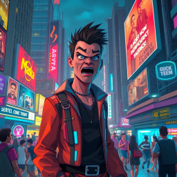 Whose Face Is It Anyway? - Text-based game