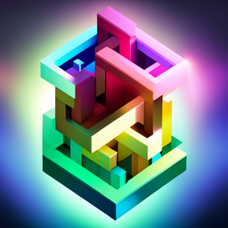 Spinning Cube Letters - Text-based game