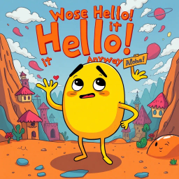 Whose Hello Is It Anyway? - Text-based game