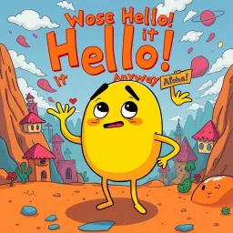 Whose Hello Is It Anyway? - Text-based game