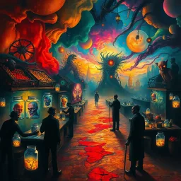Dream Exchange: A Nightmare in Three Acts - Text-based game
