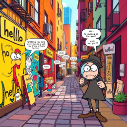 Whose Hello Is It Anyway? - Text-based game