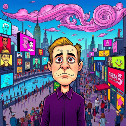 Whose Face Is It Anyway? - Text-based game