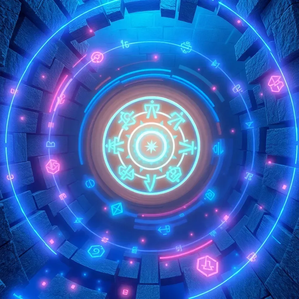 Spinning Glyph Chaos