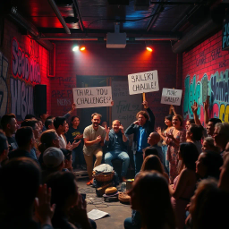 Whose Line Is It Anarchy? - Text-based game