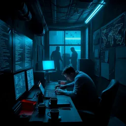 Hacker's Hideout - Text-based game