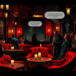 Conundrum at Café Noir - Text-based game