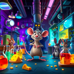 Lab Rats: Who's Lab is it Anyway? - Text-based game