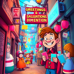 Whose Hello Is It Anyway? - Text-based game