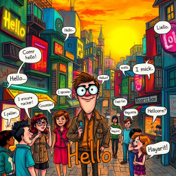 Whose Hello Is It Anyway? - Text-based game