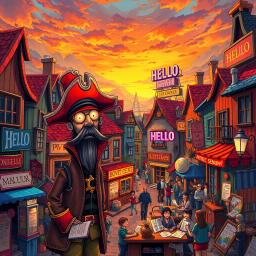 Whose Hello Is It Anyway? - Text-based game