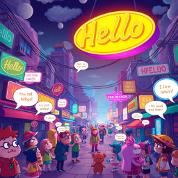 Whose Hello Is It Anyway? - Text-based game