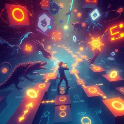 Commit Chronicles: The Rebase Rumble - Text-based game