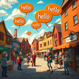 Who Said Hello? - Text-based game