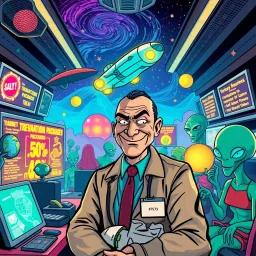 Cosmic Concierge: Galactic Gaffes - Text-based game