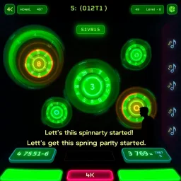 Spinning Glyphs