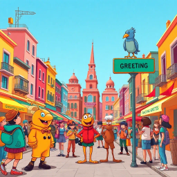 Whose Hello Is It Anyway? - Text-based game