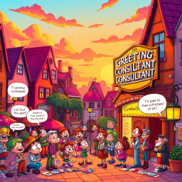 Whose Hello Is It Anyway? - Text-based game